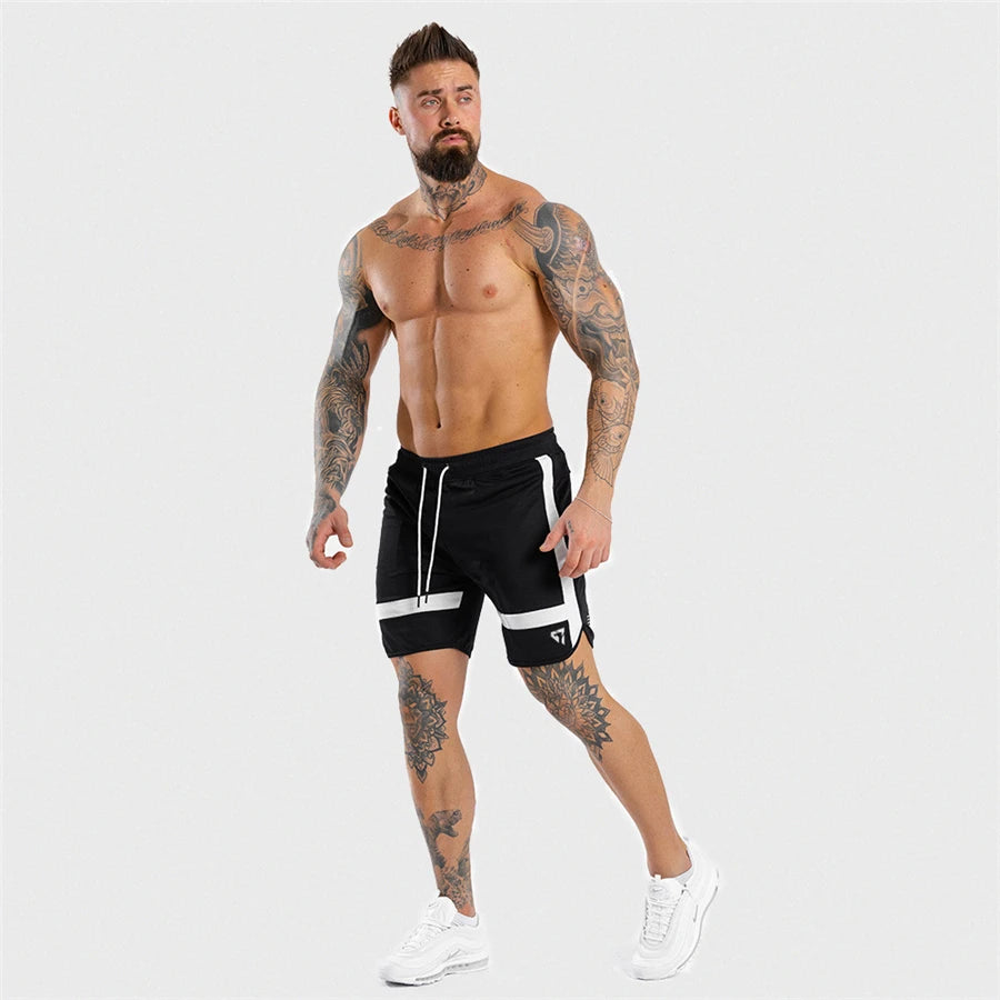 Men Sports Short Pants summer Beach shorts Training Bodybuilding casual shorts Summer Shorts Workout Fitness GYMS Short Pants