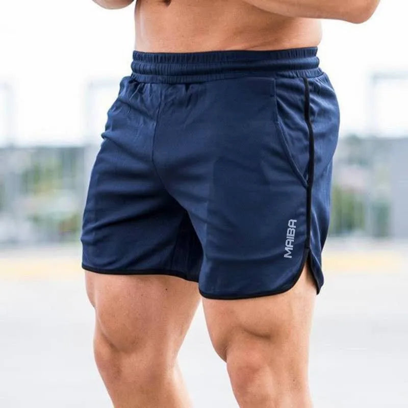 Muscle Maiba Fitness Shorts Men's Capris Sports Running Training Thin Loose Breathable Casual Shorts Spring/Summer