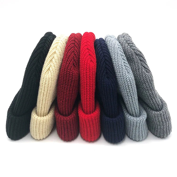 Brand Men Winter Knitted Hat Beanie Women Winter Hats For Men Cap шапка Skullies Beaines Soft Thick Warm Fur Bonnet Male Cap Hat