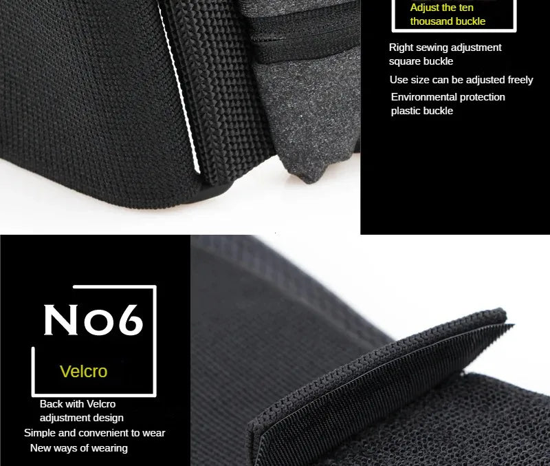 Reflective Elastic Waistband Sport Bag Double Zipper Pocket Running Gym Yoga Waist Belt Pack Phone Waist Wallet Bag