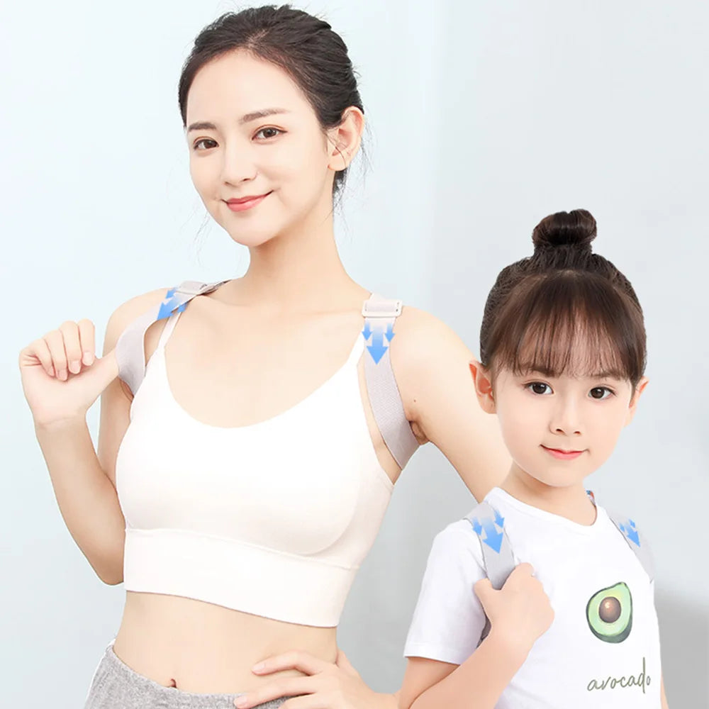 Smart Auto Adjustable Intelligent Posture Trainer Postural Corrector Upper Back Brace Clavicle Support for Adults Children Kids