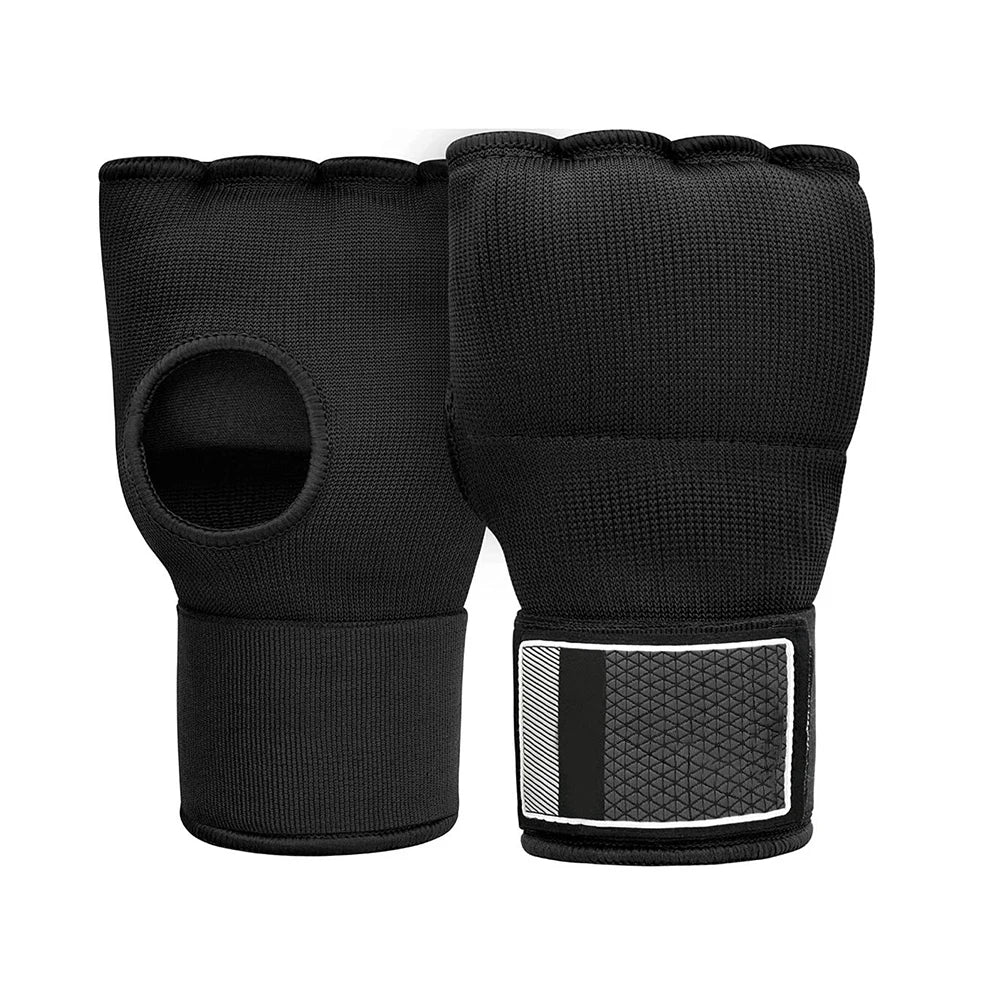 Boxing Hand Wrap Inner Gloves Half Finger Gel Boxing Glove for Muay Thai MMA Kickboxing Martial Arts Punching Speed Bag Training