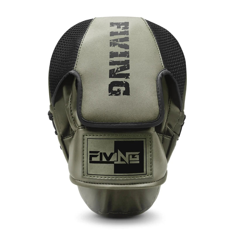 Boxing Pads for Men, Women, & Kids, Leather Focus Mitts for Martial Arts, Boxing Training, Curved Punch Mitts for Karate