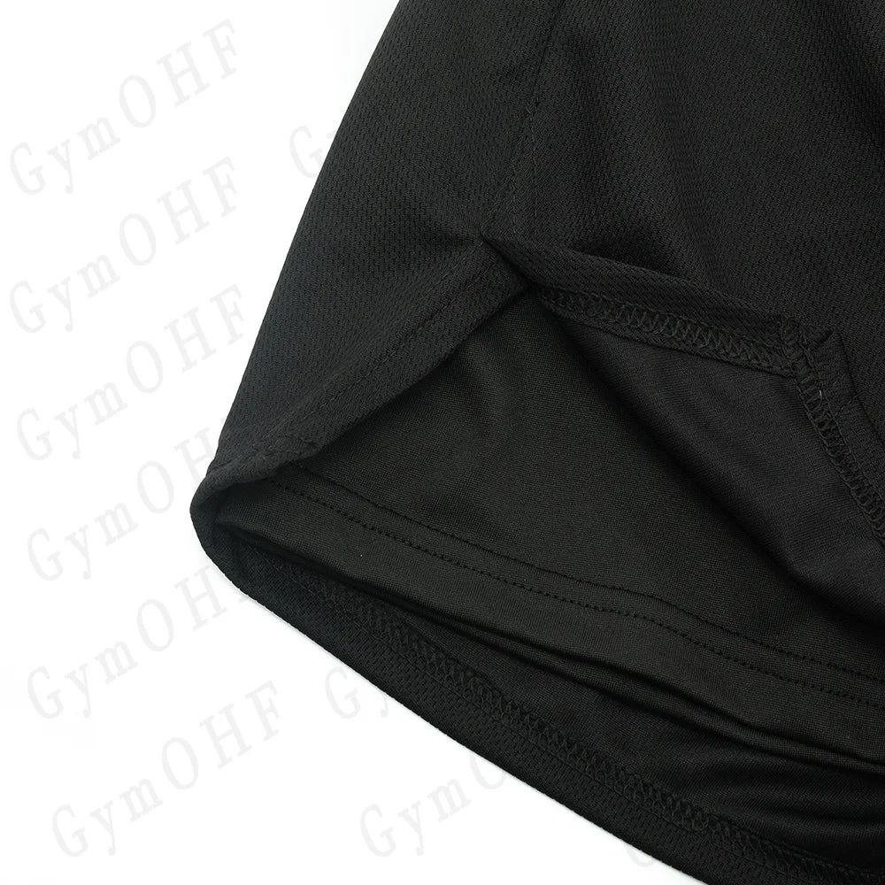 High-Quality Gym 2 in 1 Shorts For Men Quick Dry Breathable Mesh Performance Shorts Sports Fitness Workout Jogging Short Pants