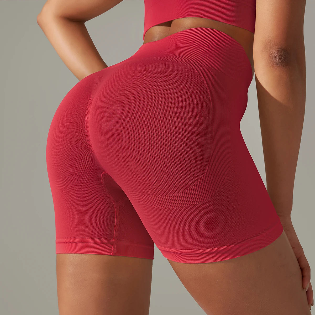 Sports Shorts For Women Seamless Fitness Yoga Shorts Squat Proof High Waist Biker Shorts Push Up Gym Training Leggings Shorts