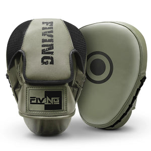 Boxing Pads for Men, Women, & Kids, Leather Focus Mitts for Martial Arts, Boxing Training, Curved Punch Mitts for Karate