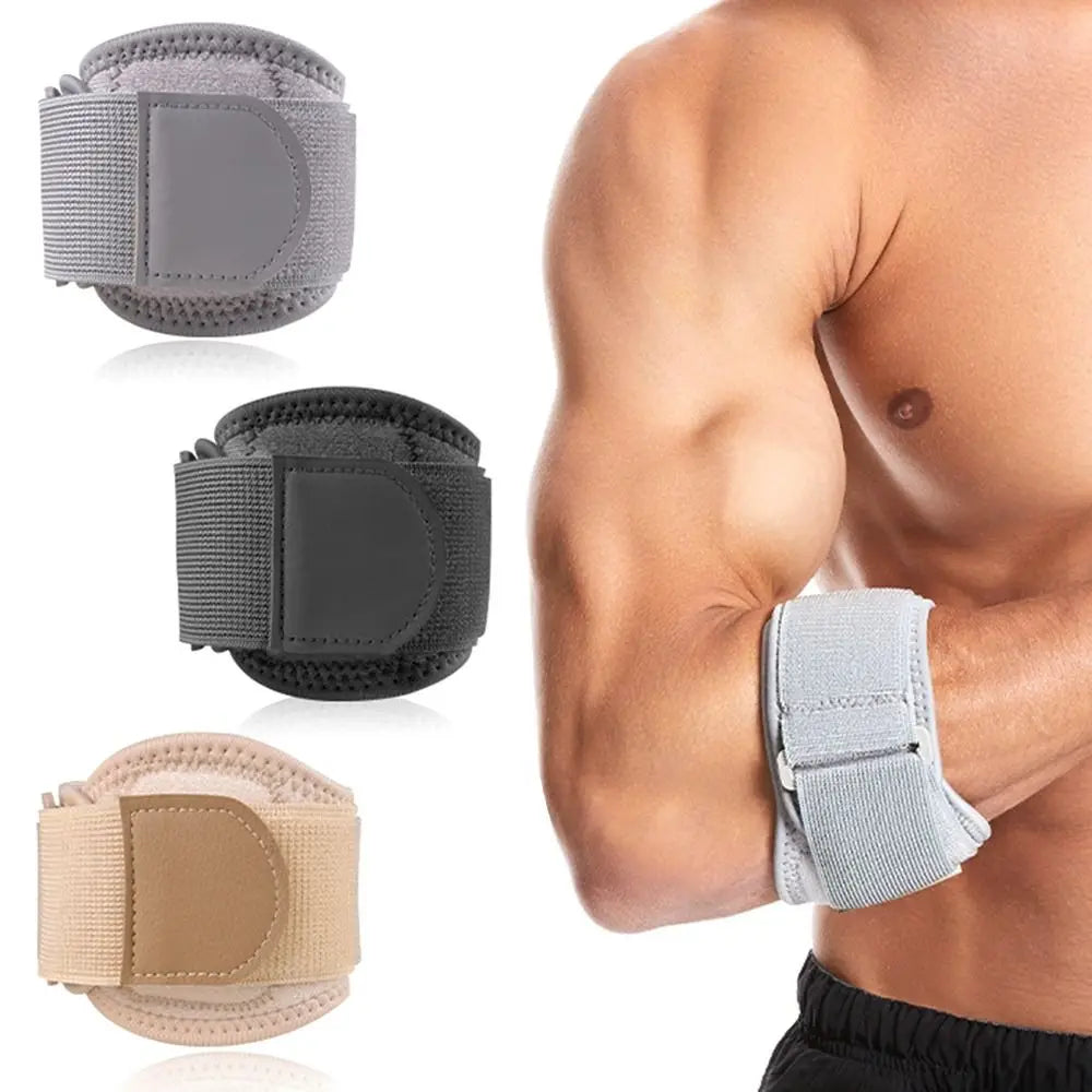 Sports Elbow Pads Support Adjustable Tennis Strap Elbow Brace Elbow Protection Pad Band Gym Sport Accessories Breathable