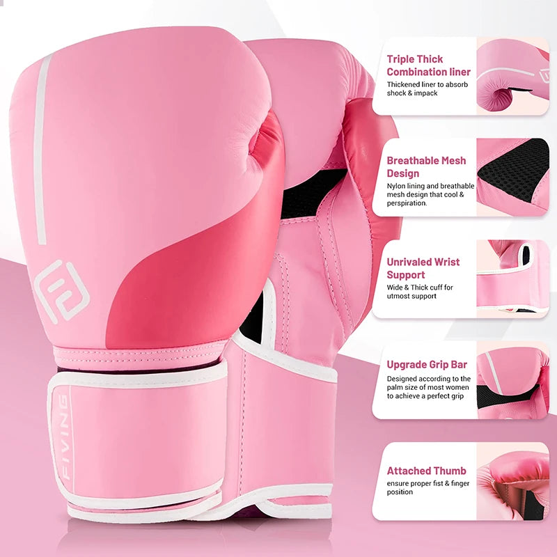 FIVING female boxing gloves Mo Landi color adult Sanda Muay Thai punching sandbag gloves professional training gloves