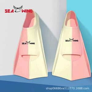 Swimming training with fins wrapped around the feet design, anti slip summer tourism diving frog shoes