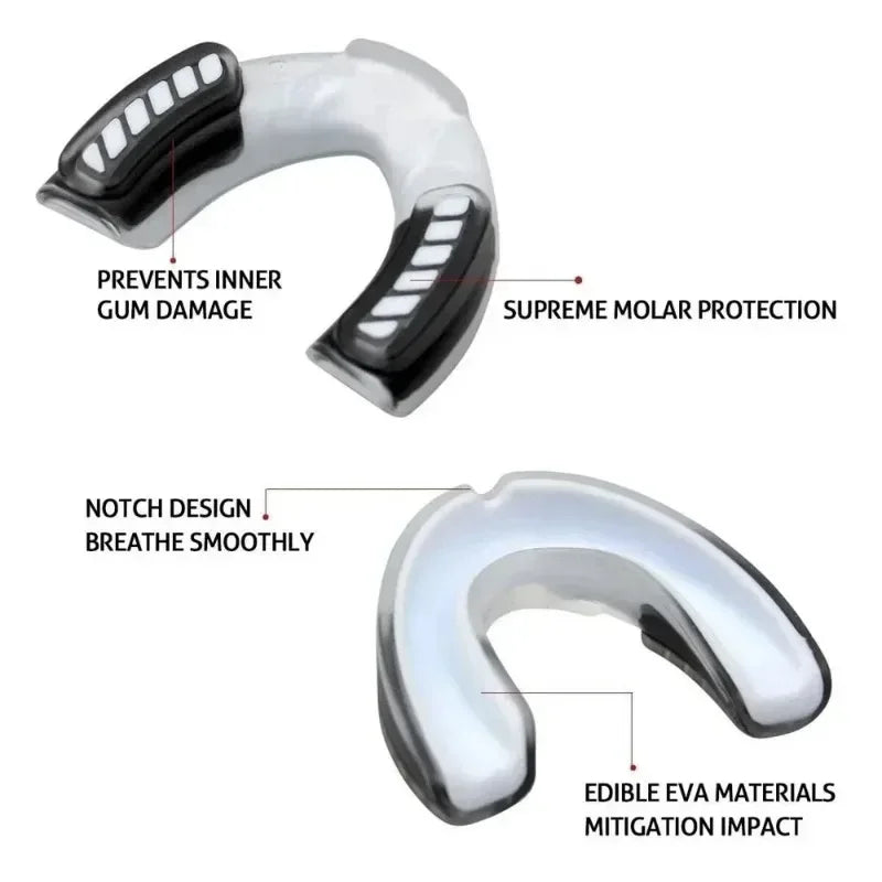 Sports Mouth Guard For Boxing Basketball Rugby Karate EVA Teeth Protector Adult Children Mouthguard Tooth Brace Protection