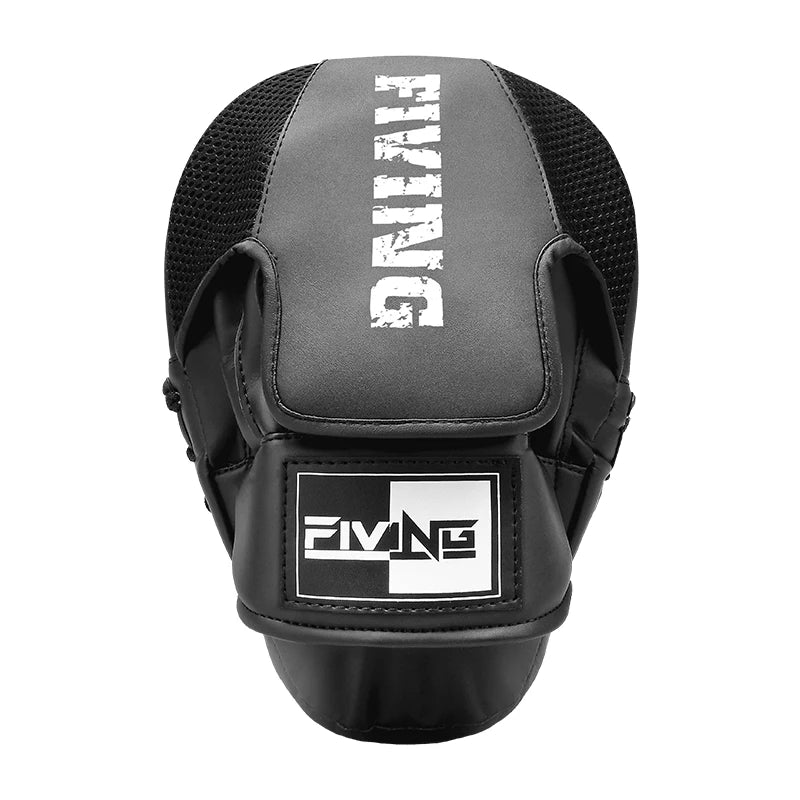 Boxing Pads for Men, Women, & Kids, Leather Focus Mitts for Martial Arts, Boxing Training, Curved Punch Mitts for Karate