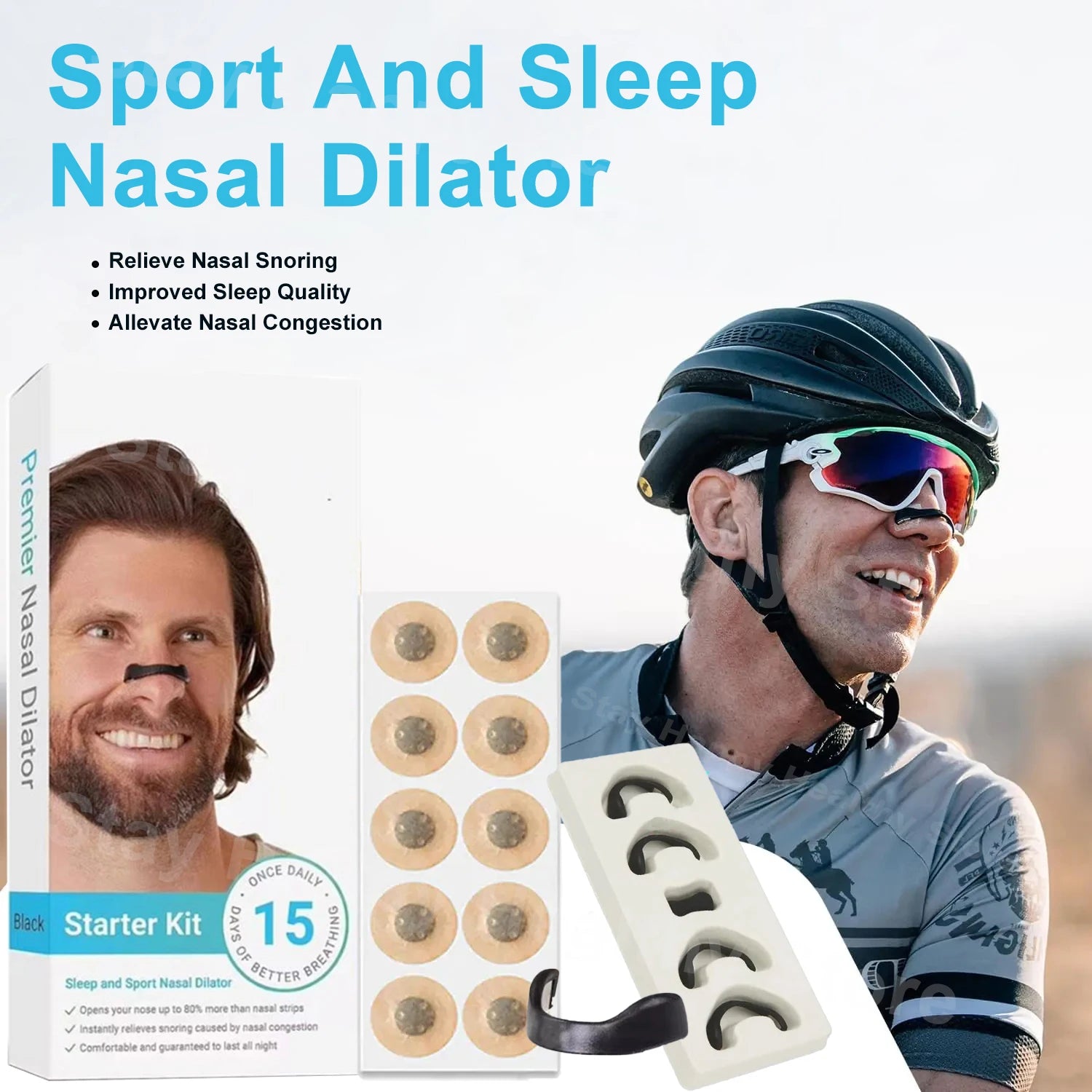 Nasal Breathing Dilators Sleep Nasal Dilator Sport Nasal Breathing Dilators Starter Kit Magnetic Nasal Strips Reduce Snoring