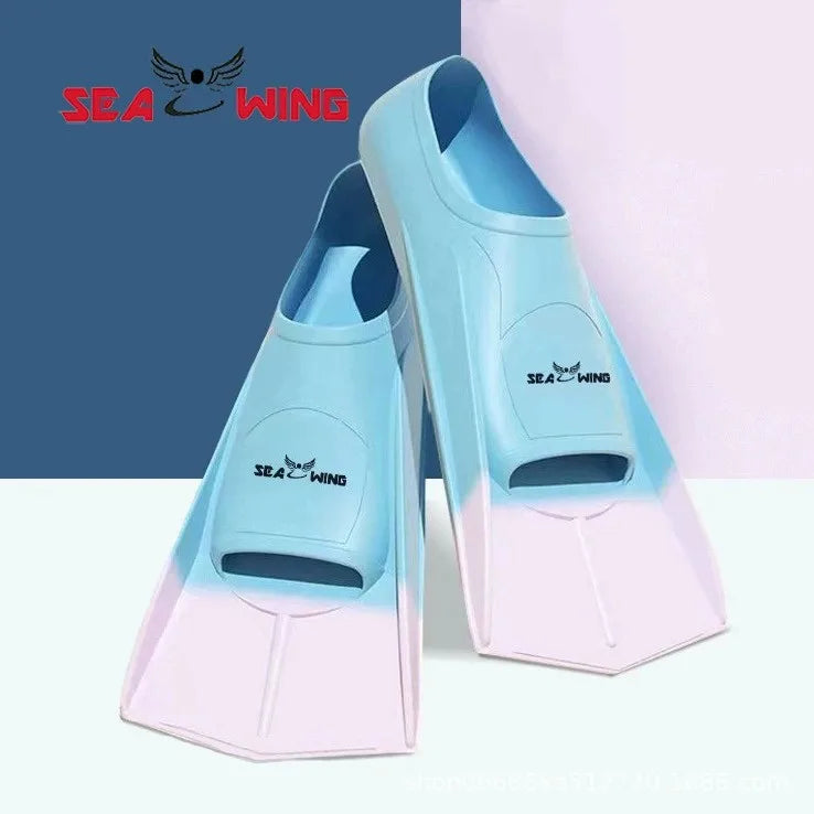 Swimming training with fins wrapped around the feet design, anti slip summer tourism diving frog shoes